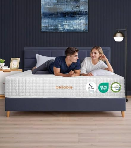 14 Inch Queen Size Mattress, Medium Firm Hybrid Mattress Memory Foam Individually Wrapped Pocket Coils, Excellent Edge Support, Zone Support for Back Pain Relief, Fiberglass-Free Mattress in a Box