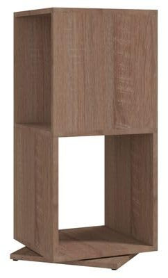 plplaaoo Drehregal Sonoma-Eiche 34,5x34,5x75,5 cm Holzwerkstoff