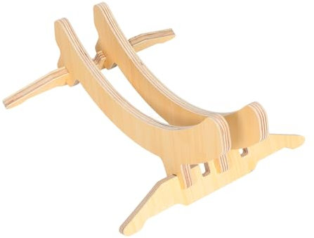 SHINEOFI Supporto Per Bici Portatile in Legno Massello, Supporto Posteriore Regolabile Per Bicicletta Da Strada e Mountain Bike, Espositore Compatto Per Officina e Eventi All’aperto