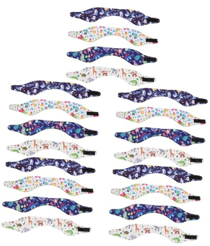 Abaodam 20pcs Swimming Hair Ear Bands for Women Elastic Swim Headband Ear Covers for Shower Functional Bathing Cover