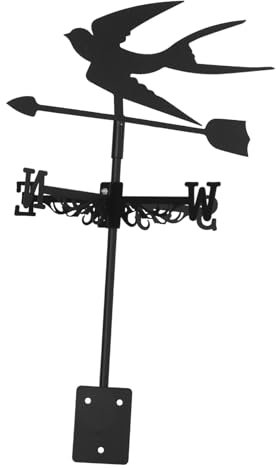 ifundom 1 Ensemble Girouette Hirondelle pour et Terrains Indicateur de Direction Vent Décoratif pour Toits et Extérieurs Durable et Facile à Installer