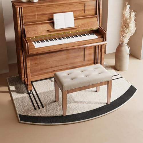 Soundproof Rug for Piano, Piano Carpet Noise Reduction Rug, Soundproof Mat, Non-Slip Carpet Acoustic Pads, for Upright Piano(B)