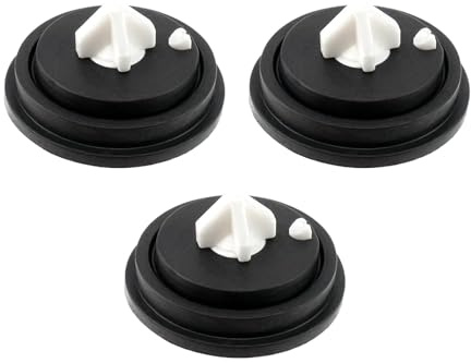 3 Pcs Toilet Fill Valve Diaphragm Washers, Cistern Refill Valve Diaphragms | Toilet Flush Diaphragm, For Most Flushing Systems, Inlet Float Valve Repair And Maintenance, 27mm Diameter