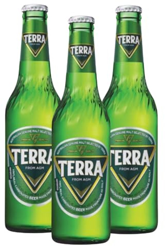 TERRA Bier, 4,6prozent vol, (10,8 Grad Plato) - 12 x 330 ml inklusive Bierdeckel Haus der Biere Berlin