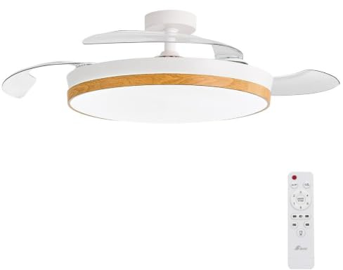 3NOD CONCEPT NATURE Ventilador de Techo con luz, Madera