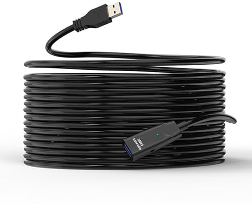 Tsophreniq USB3.0 Extension Cable, USB Male to Female Data Cord for Seamlessly Data Link Signals Boosters Adapter Male to Female