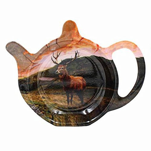The Leonardo Collecion - Melamine Tea Bag Tidy Coaster Dish II (Stag (L))