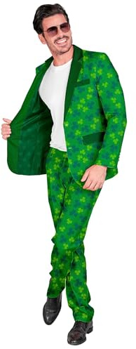 Widmann – St. Patricks Day kostym herr, jacka och byxor, Irland, klöverblad