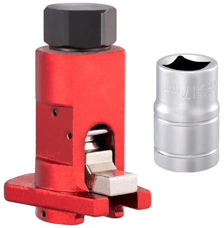 Spurtar Strut Spreader Tool 5.0-10.5 mm Suspension Knuckle Strut Spreader with 1/2 Drive Socket 17 mm External Hexagon Shock Absorber Tool Kit Fit for VW Audi BMW Mini and More