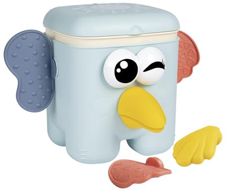 Smoby Little Steckspiel Kaboom Cube (15x18 cm) - lustiges Steckspielzeug für Kinder ab 18 Monate, Tier-Würfel mit 15 Steck-Formen für Elefant, Koala und Tukan