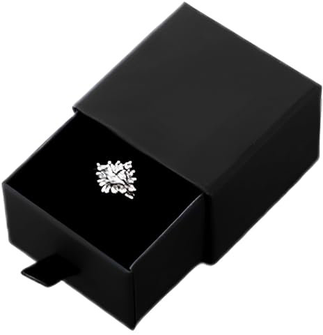 Scatola Regalo Piccola, 5X5X3.5cm, Scatola Regalo con Coperchio,Semplice e Pratico, Sobrio e Unico, Molto Adatto per la conservazione dei Gioielli