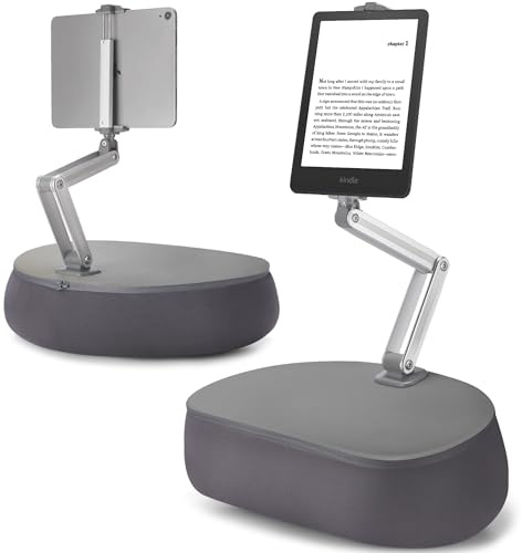InnoGear Tablet-Kissenständer für Schoß, 360° verstellbarer iPad-Halter, Ständer für Bett, Kindle, Kissenständer zum Lesen im Bett, kompatibel mit 15,2 cm - 33 cm (6 - 13 Zoll) iPad, Kindle, iPhone