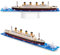 Micro Mini Titanic Building Set, 1872+ PCS Titanic Cruise Ship Mini Building Block, DIY Mini Bricks Toys Gift for Adults and Kids, Non Compatible with L***