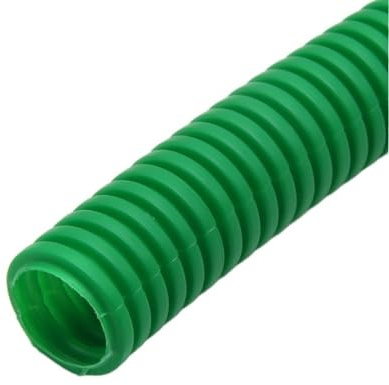 GHHZML Guaina per Cavi Elettrici 1/5/10 M PP Isolato Tubo Corrugato Filo Tubo Filettatura Tubo di Plastica Tubo Corrugato Manicotto Protettivo 7.5mm-34.5mm(Green Closure,AD 13 X ID 10MM_1 Meter)