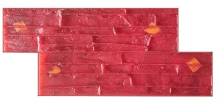 ZBJDX Timbro per Cemento con Texture in Pietra, Stampo per Impronta in Cemento Senza Soluzione di continuità, Tappetino per Timbro in Poliuretano di Alta qualità