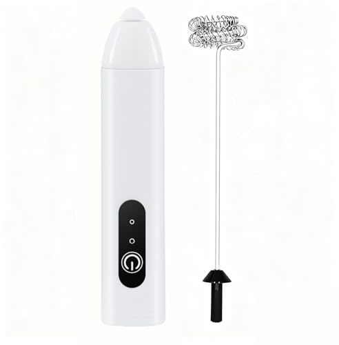 YNPQTDS Montalatte portatile – Frullatore elettrico ricaricabile – Frullatore portatile per latte, cappuccino, caffè, cioccolata calda, latte matcha bevande da cucina a casa