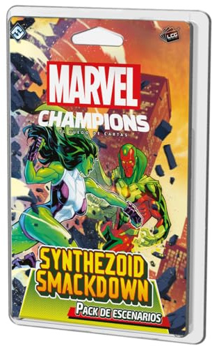 Asmodee Marvel Champions: Synthezoid Smackdown Scenario Pack, Juego de Cartas, A Partir de 14 Años, De 1 a 4 Jugadores, 45-90 Minutos por Partida, Español
