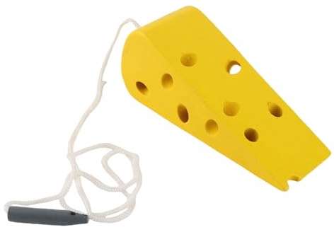 TARSHYRY Giocattolo di Formaggio Infilare in Legno per Bambini Giocattolo Educativo per lo Sviluppo delle capacità Motorie Fini Montessori, Gioco di Blocchi di Incordatura per l'apprendimento