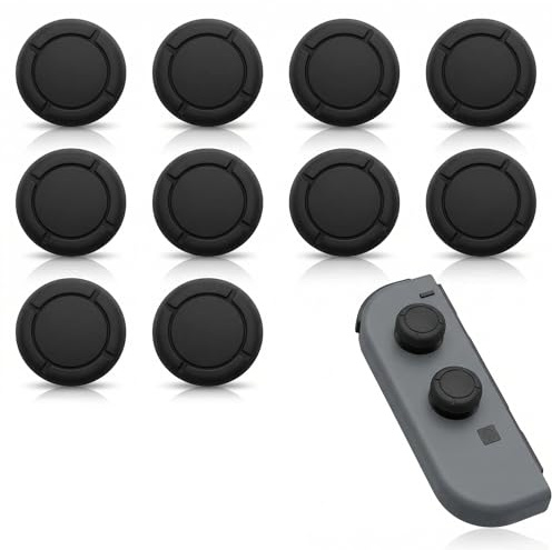 5 Paar Controller Stick Aufsätze Für Nintendo Switch Joystick Kappen,Controller-Schutz,Verbesserte Daumengriffkappen,Einfache Installation, Erbessertes Gamer Spielerlebnis Thumbsticks