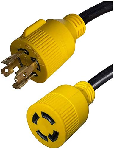 Iron Box NEMA L14-30 Generator Extension Cord – 125/250V, 10/4 SJT, UL Listed, 30 Amp Generator 4 Prong, Heavy-Duty Power Cable for Home Backup Systems, Outdoor Use, Emergency Power Solution, 25 ft