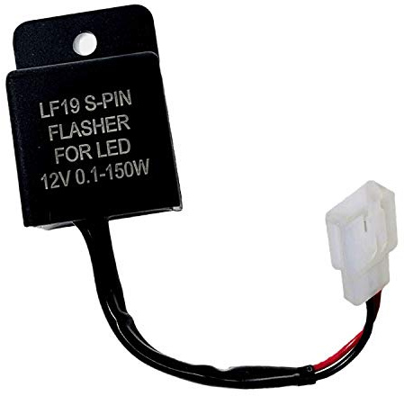 Auto Universal 2-poliges 12-V-Motorrad-LED-Blinkerrelais Lastunabhängiges Blinkerrelais Blinkerrelais Blinker