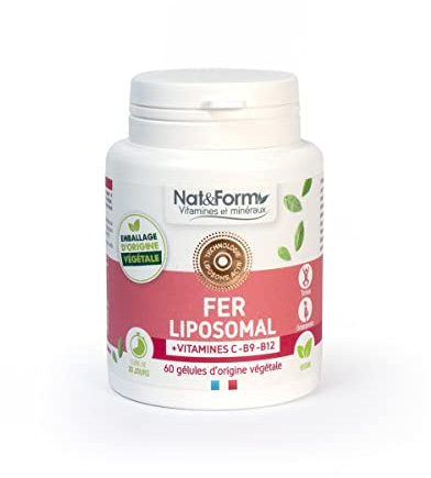 Nat&Form Fer Liposomal x60 gélules végétales