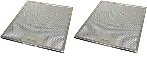 Ufixt Cooker Hood Metal Mesh Grease Filters 270mm x 320mm Pack of 2 compatible with Lamona Bosch Hotpoint