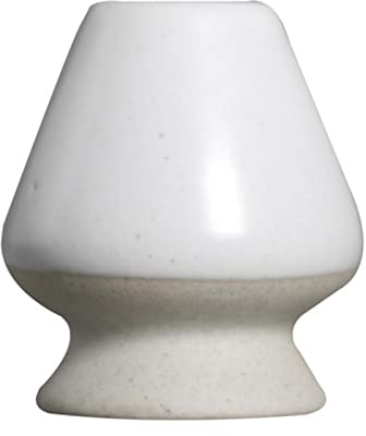 predolo Bol de matcha, Porte-Fouet Matcha, Porte-conteneur Matcha Fouet, Bol à Thé Chawan Japonais pour Matcha, pour accessoires de service à thé, Blanche