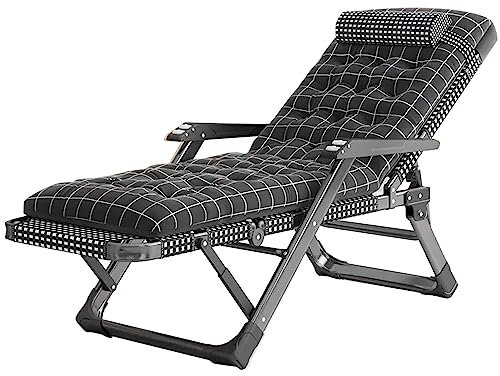 Terrassen-Lounge-Stuhl, Garten-Chaiselounge, Verstellbarer Relaxer, Liegestühle für draußen, Bräunungsstühle für Camping, Strand, Balkon – extra breit/verstellbare Rückenlehne (Farbe : #2)