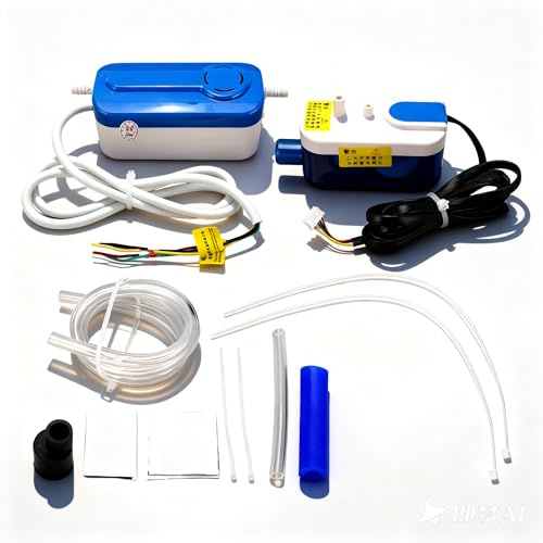 Pompa Automatica della Condensa, AC110 a 240 V, 24 L/h, 200 Ml, Pompa Silenziosa per Rimozione Condensa HAVC, Pompa di Scarico Condensa Automatica Mini Split Silenziosa Pompa Condensa Climatizzatore