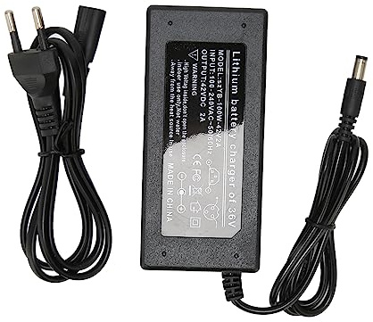 Acouto Adattatore di Ricarica Rapida Universale, Ricarica Rapida Stabile e Sicura con Materiale ABS per Batteria al Litio 36V
