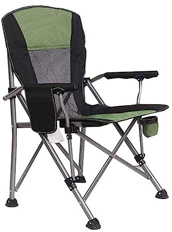 REEKOS Outdoorstuhl Campingstuhl Klappstuhl Tragbarer Campingstuhl Mit Getränkehalter Und Seitentasche, Outdoor-Klappstuhl Für Wandern, Camping, Strand Angelstuhl Faltstuhl Camping-Stühle