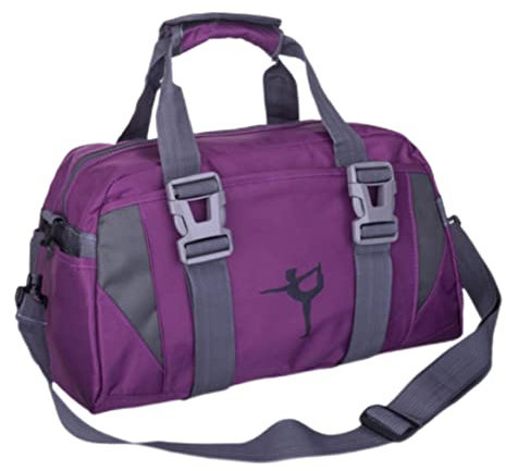 Sac de Duffle de Danse pour Filles Sport Sacs de Gymnastique pour Enfants Sac de Danse tapage de Danse Jazz Ballet Hip hop équipement Sportif Violet