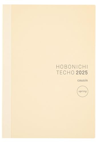 Hobonichi Techo 2025 Cousin-Buch [Japanisch/A5/April-Start/Montag-Start/Planer]