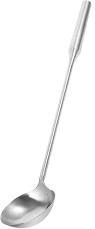 OFFSCH Cucharón Acero Inoxidable Mango Resistente Al Calor Cuchara Espátula Para Wok y Sopa Servicio Restaurantes y Hogares Ergonomicó Con Diseño Moldeado Robusto