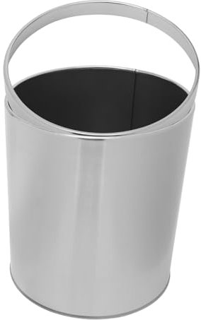 Vaguelly Cubo De Basura De Acero Inoxidable Para Baño y Cocina Resistente Para Limpios y Organizados