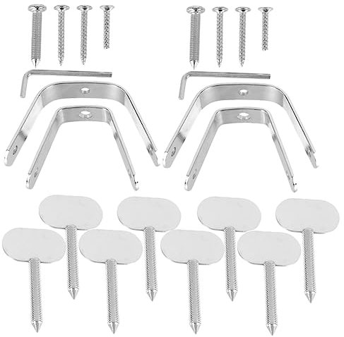 Luxshiny 2sets Ham Storage Rack Accessories of Ham Holder Parts Spanish Stand Fixing Decorative