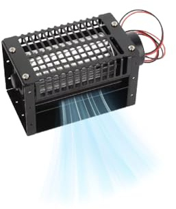 UEGFSIJRF Rideau d'air à Bande, Ventilateur à Flux Transversal Haute Puissance 12 V/24 V CC, Moteur sans balais, boîtier métallique, Protection Contre la surchauffe(50090,24V)