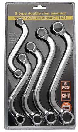 Generisch de clés à double anneau – Petites clés de 10 mm à 19 mm