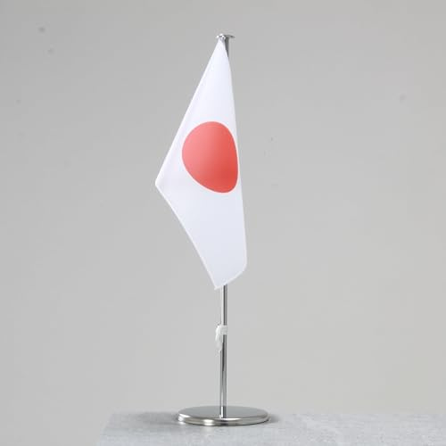 Japan Table Flag - Representative National Flag for Indoor Use, Wood, 42 cm