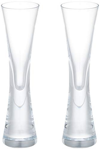 LSA International MV19 Moya, Bicchiere da liquore, 50 ml, Trasparente, Confezione da 2