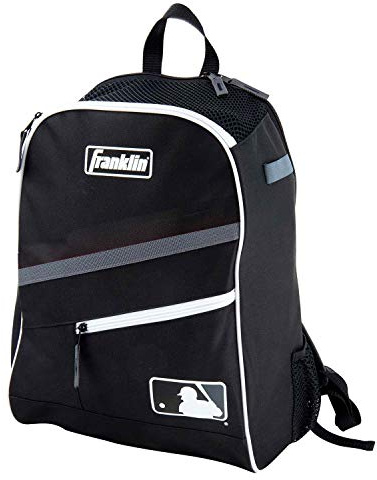 Franklin Sports MLB - Bolsa de béisbol Juvenil - Mochila de béisbol para niños, para béisbol, teeball, + sóftbol, Bolsa de Bate de béisbol Juvenil, Bolsa de Equipo para niños y niñas
