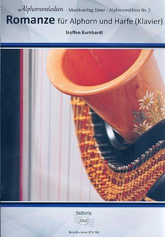 Romanze: für Alphorn und Harfe (Klavier) Partitur und Stimmen