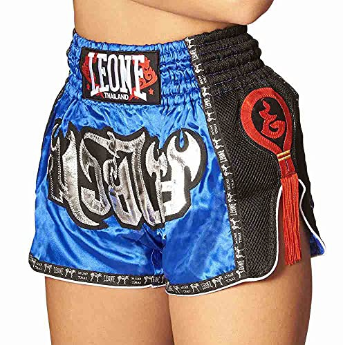 LEONE 1947, Bangkok Pantaloncino Kick-Thai, Unisex – Adulto, Blu, S, AB754