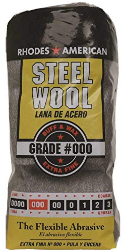STEEL WOOL PAD #000 12PK