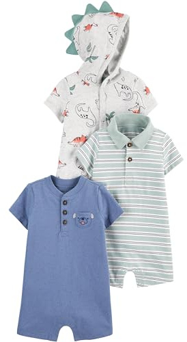 Simple Joys by Carter's Baby Boys' 3-Pack Rompers