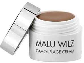 Malu Wilz Camouflage Cream Nr. 07 Ash Brown Breeze 5g I Camouflage Make up stark deckend I Wasserfeste Concealer Creme für jeden Hauttyp I Zum Abdecken von Tattoos und Hautanomalien