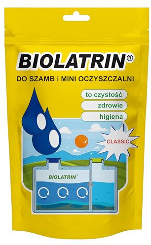 BIOLATRIN CLASSIC - Activador biológico para fosa séptica - 400g - Eliminador de Olores - Enzimático desatascador de tuberías - Resultados Rápidos - Fácil de usar, Eficiente, Seguro