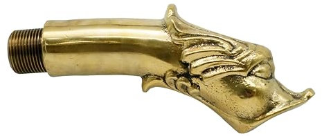 L'Artistica F.LLI PERINCIOLI | Dispensador continuo casquillo 3/4 M, dispensador de latón para fuentes de columna o pared, 155 mm