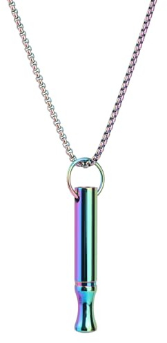 Mikovivi Collar de Respiración Mindfulness, Collar para Dejar de Fumar de Acero de Titanio Colgante Antiestrés Respiración Fácil para Mujeres Hombres